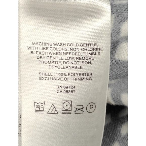 Columbia Sportswear Women's Fleece Quarter Zip Pullover Gray White Pattern Sz S - Picture 5 of 8